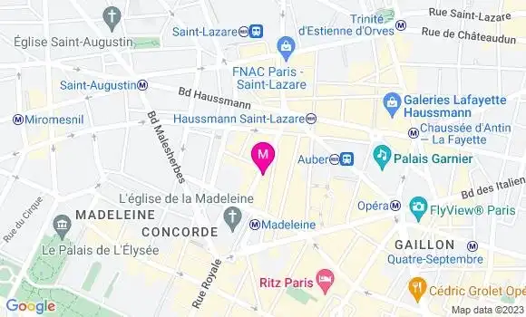 Localisation Restaurant  Village Madeleine