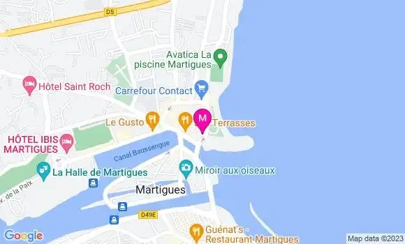 Localisation Restaurant  Au Pont Bleu