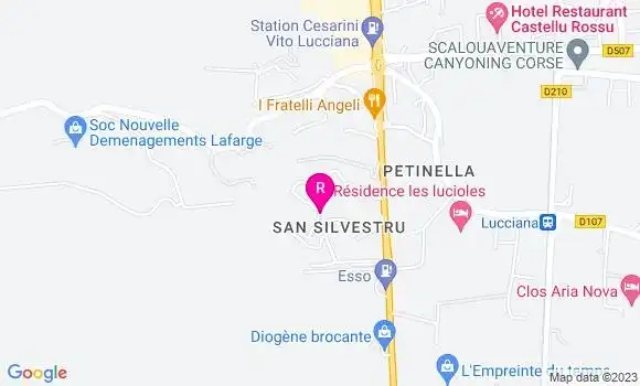 Localisation Restaurant  L