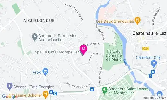 Localisation Restaurant  Le Bazar