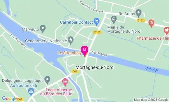 Localisation Restaurant Bar Le Stromboly