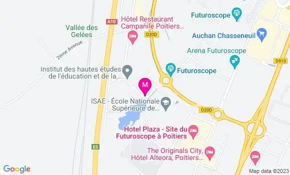 Localisation Brasserie Les Alizés