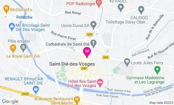 Localisation Café Thiers