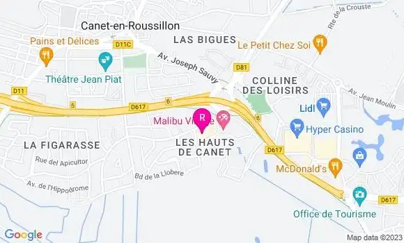 Localisation Restaurant  Broche et Brochettes