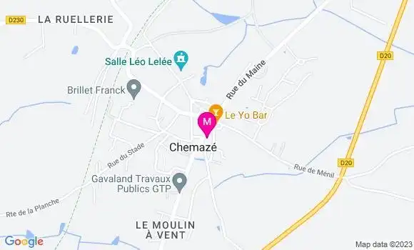 Localisation Restaurant  Café des sports