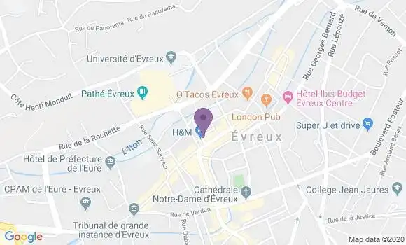 Localisation Brasserie Le Baron