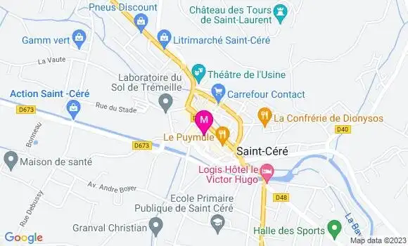 Localisation Restaurant  L