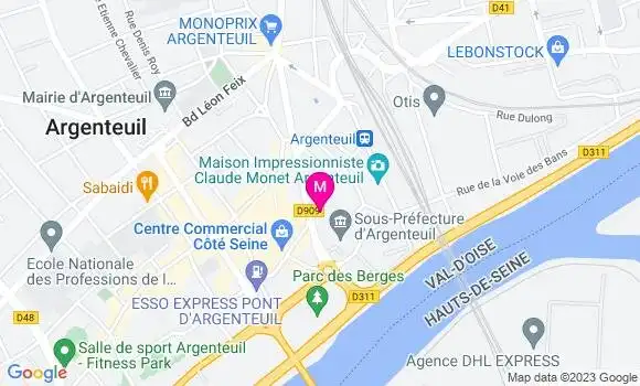 Localisation Restaurant Asiatique Le Mandarin