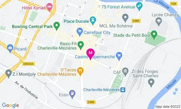 Localisation Restaurant Asiatique Lu Ngude