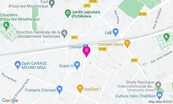 Localisation Restaurant Italien Via Mamma