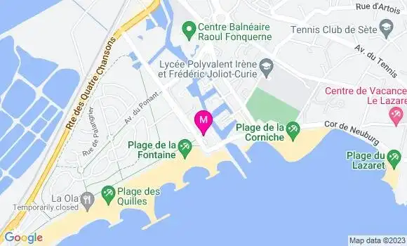 Localisation Restaurant  Le San Marco
