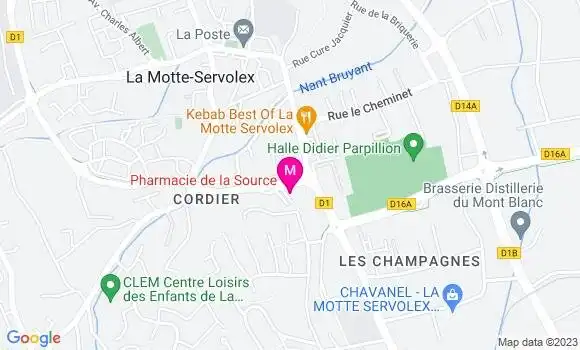 Localisation Brasserie Val Parc