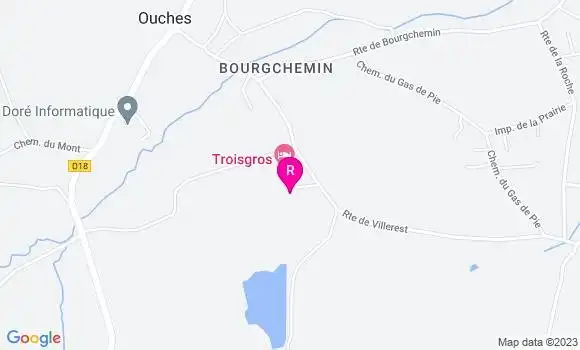 Localisation Restaurant  Troisgros