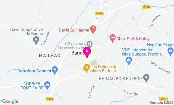 Localisation Restaurant  Au Bon Vieux Temps