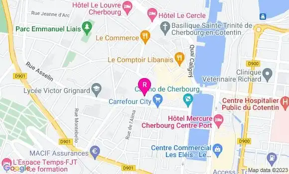 Localisation Restaurant Bar La Fontaine