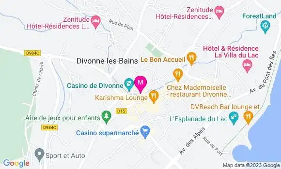 Localisation Restaurant  Le Div Café