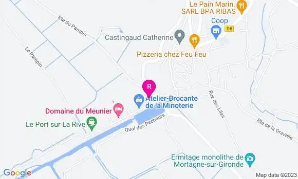 Localisation Pizzeria Le Patio