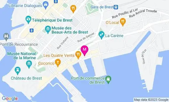 Localisation Restaurant  Le Café du Port