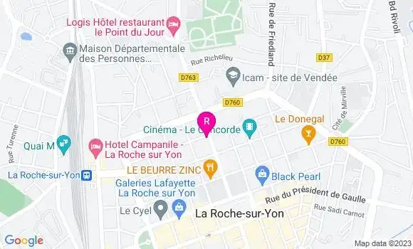 Localisation Restaurant  Le Foch