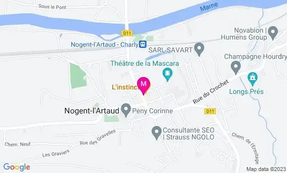 Localisation Restaurant Bar Le Saint Germain