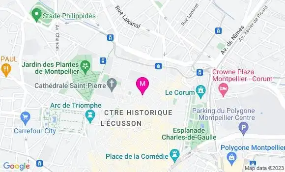Localisation Restaurant  M