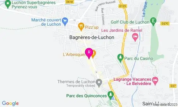 Localisation Restaurant  Les Caprices d