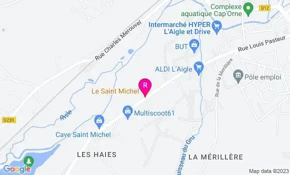 Localisation Restaurant  Le Saint Michel