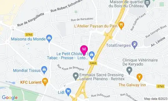 Localisation Restaurant  L