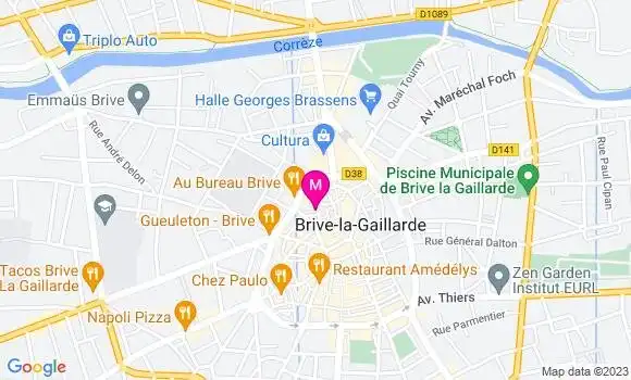 Localisation Restaurant  La Pause Feuilletée
