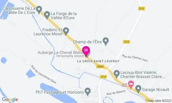 Localisation Auberge Le Cheval Blanc