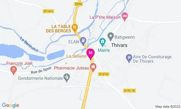 Localisation Restaurant  La Sellerie