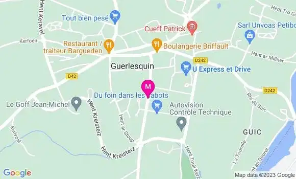 Localisation Restaurant Bar Les Baladins
