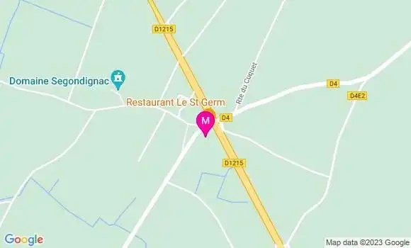 Localisation Restaurant  Le Saint Germ