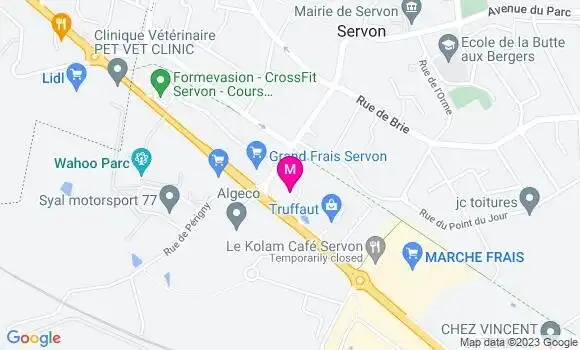 Localisation Restaurant Fruits de Mer La Criée