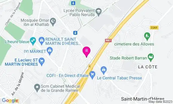 Localisation Restaurant Bar Le Prélude