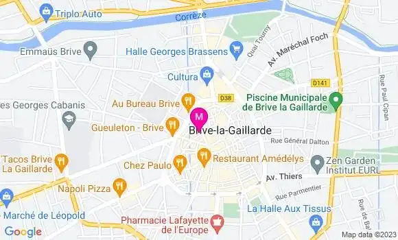 Localisation Restaurant  Les Viviers Saint Martin