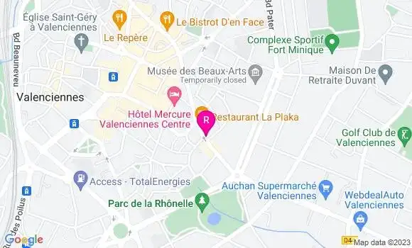Localisation Restaurant  La Table de Christophe