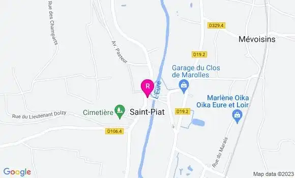 Localisation Auberge Aux 4 Vents