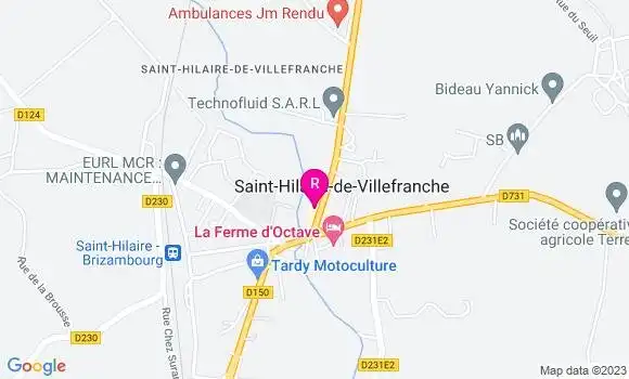 Localisation Restaurant  Ah Tables
