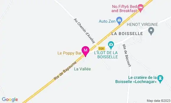 Localisation Restaurant  Le Poppy