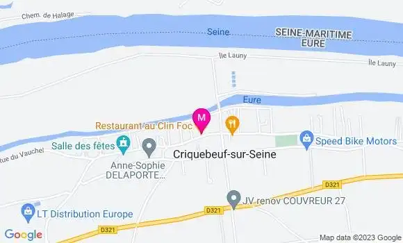 Localisation Restaurant  Au Clin Foc