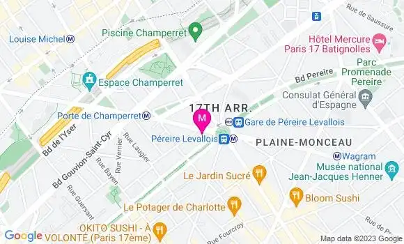 Localisation Restaurant  Le Jardin du Belvédère