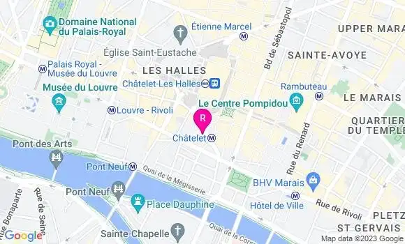 Localisation Restaurant  Chez Gladines