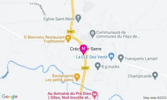 Localisation Restaurant Italien Druenne Serge