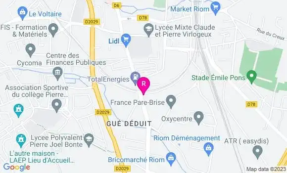 Localisation Restaurant  Le Stand
