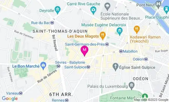 Localisation Restaurant  Le Parisien