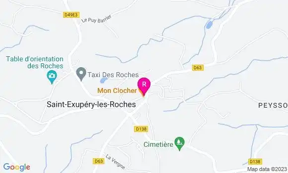 Localisation Restaurant  Mon Clocher