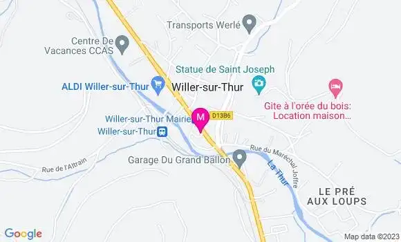 Localisation Pizzeria La Couronne