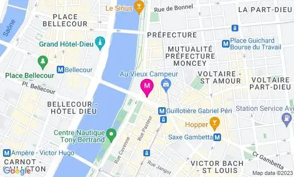 Localisation Restaurant  Ninkasi Guillotière