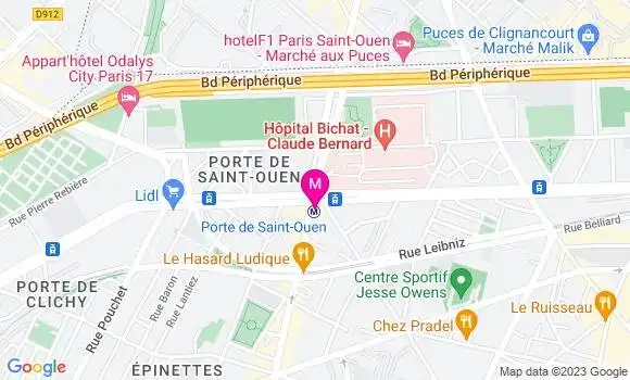 Localisation Restaurant  Le Saint Ouen